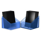 Ultimate Guard Boulder 100+ Hybrid Deckbox, blau, für Magic: The Gathering Karten, transparentes und Soft-Touch-Design.