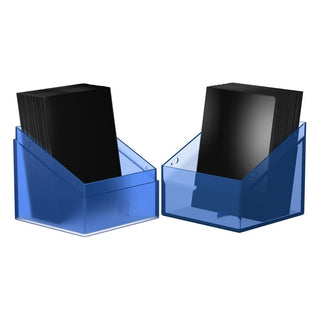 Ultimate Guard Boulder 100+ Hybrid Deckbox, blau, für Magic: The Gathering Karten, transparentes und Soft-Touch-Design.