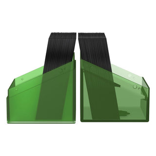 Ultimate Guard Boulder 100+ Hybrid Deckbox, transparent und grün, für Magic: The Gathering Karten.