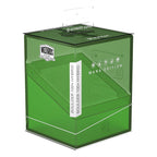 Ultimate Guard Boulder 100+ Hybrid Deckbox, grün, transparent, für Magic: The Gathering, Mana Edition, Forest Design.