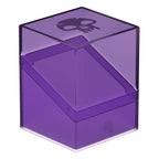 Ultimate Guard Boulder 100+ Hybrid Deckbox, lila, transparent, mit Swamp-Symbol, für Magic: The Gathering Karten.