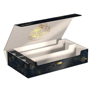 Ultimate Guard Omnihive 1000+ Xenoskin Harry Potter Aufbewahrungsbox, offen mit Hogwarts-Design.