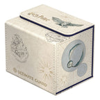 Harry Potter Xenoskin Deck-Box von Ultimate Guard mit Hogwarts-Design und goldener Schnatz.