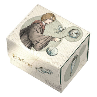 Ultimate Guard Sidewinder 100+ Xenoskin Box mit Ron Weasley Design, Harry Potter Thema.