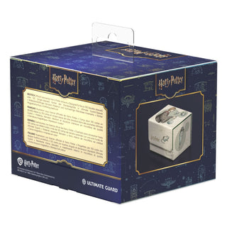 Ultimate Guard Sidewinder 100+ Xenoskin Harry Potter Ron Weasley Deck-Box, blau mit goldenen Details.