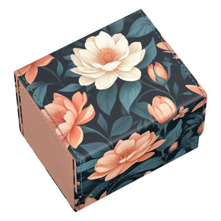 Ultimate Guard Sidewinder 100+ Deck-Box mit floralem Muster, Xenoskin-Material.