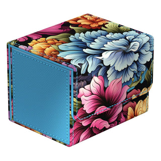 Ultimate Guard Sidewinder 100+ Xenoskin Deck-Box mit buntem Blumenmuster, Springbloom Meadow Design.