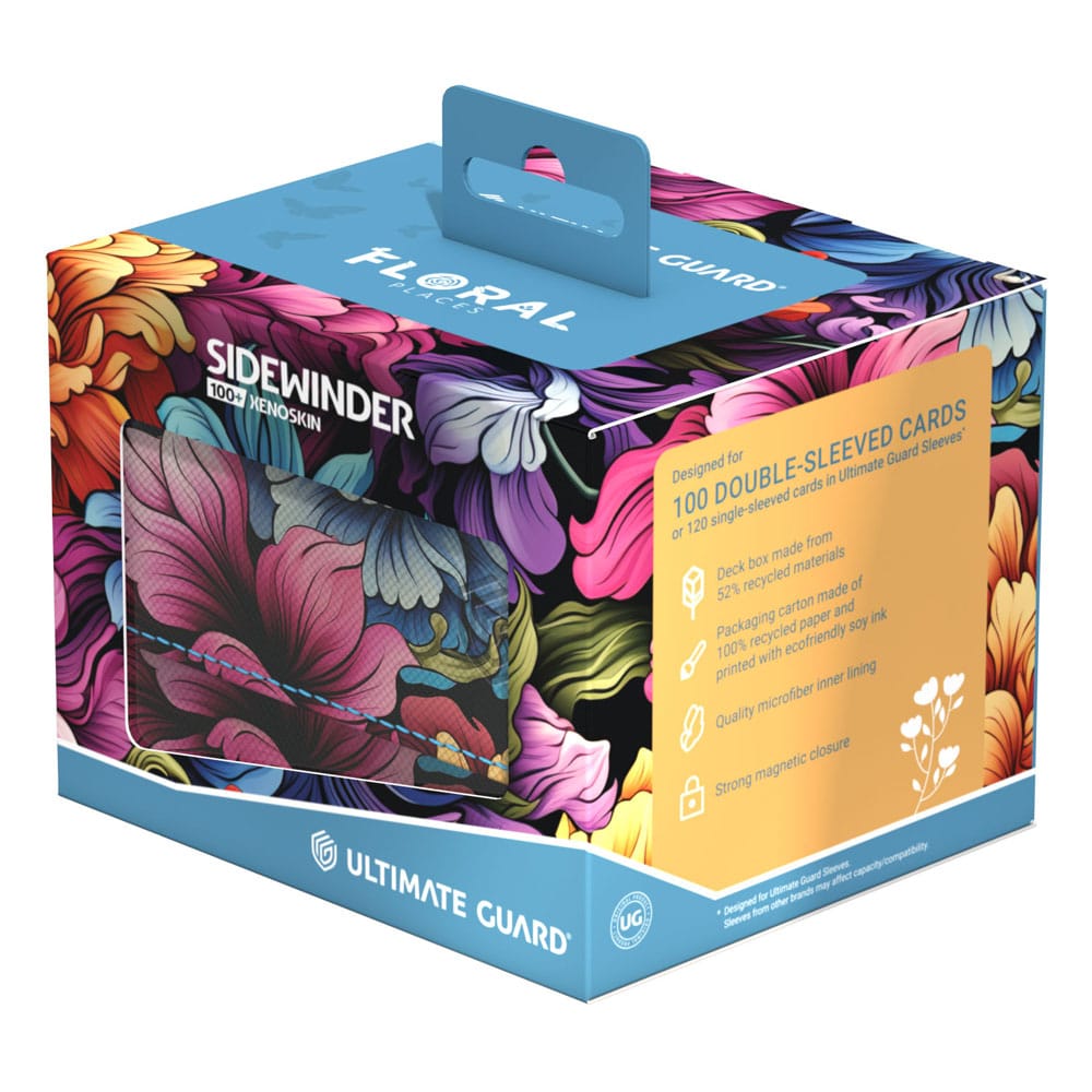 Ultimate Guard Sidewinder 100+ Xenoskin Deck-Box, floral, für 100 Karten, Frühling, Sammelkarten.
