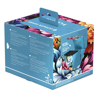 Ultimate Guard Sidewinder 100+ Xenoskin Deck-Box, florales Design, Kartenschutz, Frühling.
