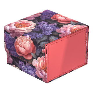 Ultimate Guard Sidewinder 133+ Deck-Box, florales Design, Xenoskin-Material, für Kartenspiele.