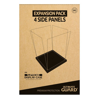 Ultimate Guard Supreme Display Case Expansion Pack mit 4 Seitenwänden, Verpackungsvorderseite.