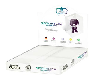 Ultimate Guard Schutzhülle für Funko POP! Figuren, 40 Stück, Thekendisplay, klares PET, säurefrei, umweltfreundlich.
